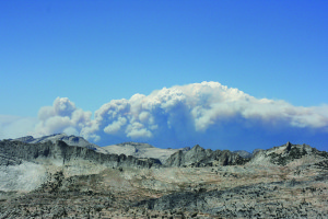 Smoke from Sequoia Fire