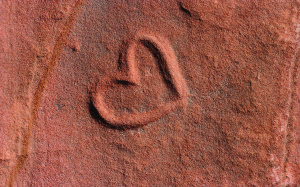 red rock heart smaller