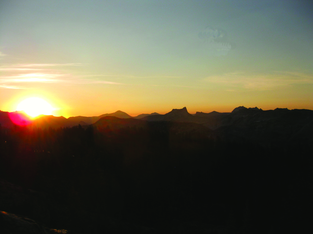 Sunset on Half-Dome