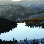 Lower Lake: Snow vs. Morning Light vs. Smoke